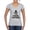 Heather Grey, variant on Cat I Am Your Father Cat Lover Women's Standard V-Neck Tee, Black, X-Large