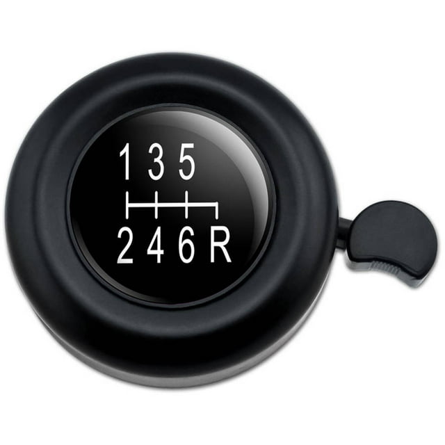 6 Speed Shift Knob Manual Transmission Bicycle Handlebar Bike Bell