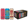 thumbnail image 4 of Monster Energy Juice Monster Variety Pack, Pipeline Punch, Mango Loco, Pacific Punch, Energy+Juice, Energy Drink, 16 Ounce (Pack of 15), 4 of 5