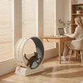 thumbnail image 5 of UBesGoo 31in Cat Exercise Wheel, Safe PP Treadmill with Green Mat & Free Teaser Wand, Beige, 5 of 13