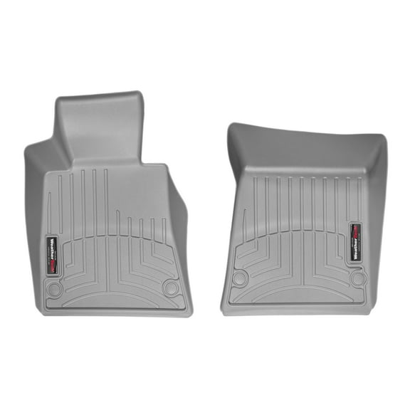 WeatherTech Custom Fit FloorLiners compatible with Mercedes AMG SLC 43, SLC-Class, SLK 55 AMG, SLK-Class, AMG SLK 55 - 1st Row (Driver & Passenger), Grey