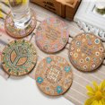 thumbnail image 3 of SPRING PARK 4Pcs Cork Coasters for Drinks, Natural Absorbent Cork Cup Mat Heat-Resistant Drink Coaster, 3 of 7