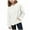 White, variant on Diufon Sweatshirts for Teen Girls Oversized Corduroy Long Sleeve Hoodie Tops with Pockets Kids Casual Clothes
