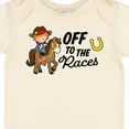 thumbnail image 4 of Inktastic Off to the Races with Cowboy on Horse Boys Baby Bodysuit, 4 of 5