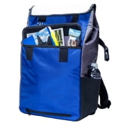 Case-It Laptop Backpack 2.0 with Hide-Away Binder Holder, Fits 13 Inch and Some 15 Inch Laptops, Black (BKP-202-BLK)