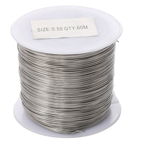 Multifuntional Wire Bailing Wire 0.2/0.3/0.4/0.5/0.6mm Necklace Making Wire for Creative Jewelry and Sculpture Projects
