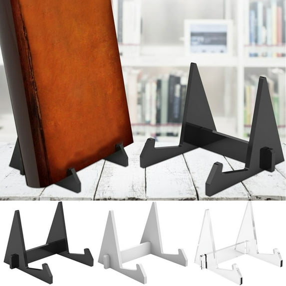 Cheers.US Acrylic Book Stand, Clear Acrylic Display Easel, Clear Tablet Holder for Displaying Pictures,Books,Music Sheets,Notebooks, Artworks, CDs