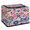 Multicolor 1, variant on CURLYOOT Geometric Boho Flower Storage Bin with Zipper Lid, Fabric Storage Basket with Handles, Decorative Foldable Storages Box Clothes Organizer for Closet, Shelf