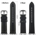 thumbnail image 4 of HUAFIY Compatible Apple Watch Band 38mm 40mm 41mm, Top Grain Leather Band Replacement Strap iWatch Series 8/7/6/5/4/ 3/ 2/ 6,apple SE ,Ultra, 4 of 5