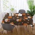 thumbnail image 6 of 60x120 Inch Tablecloth Polyester Square Tablecloth for Home Kitchen Dinner Decor Cute Foxes in Cute Costumes, 6 of 9