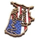 thumbnail image 5 of Decoración Del Día De La Independencia Americana, Adorno De Bandera Americana Pintado A Mano De Madera De Boj Duradero Para Dormitorio Para Puerta ANGGREK Otros, 5 of 8