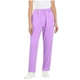 thumbnail image 6 of hotojiny Fall Women's Pants Elastic Waist Stretch Pull On Pants Straight Leg Work Casual Trousers with Pockets, 6 of 7