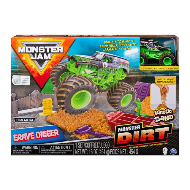 Set de Juego Monster Jam Spin Master Grave Digger