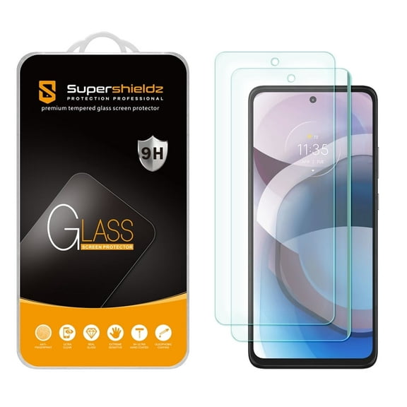 (2 Pack) Supershieldz Designed for Motorola One 5G Ace / One 5G UW Ace / Moto G 5G Tempered Glass Screen Protector, Anti-Scratch, Anti-Fingerprint, Bubble Free
