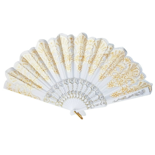 PEONAVET Folding Fan Folding Fans Handheld Fan Spanish Folding Pattern Hand Fan for Women