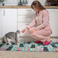 thumbnail image 3 of Bichon Dog Blue Florals Kitchen Rugs Sets Of 2,Anti Fatigue Kitchen Mat Rugs Non Slip Washable,Decorative Kitchen Floor Mats for Kitchen,Sink,Laundry,17"x30"+17"x47", 3 of 7
