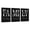 Black, variant on AIOE Framed "Family A Little Bit of Crazy A Little Bit of Loud A Whole Lot of Love" 3-Piece Canvas Wall Art Set, Gray Chalkboard Style Typography Decor for Living Room, Ready-to-Hang 12x16 Inch Each