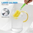 thumbnail image 6 of GPED 64 oz Glass Pitcher, Water Pitcher with Lid and Spout, 1.8L Glass Carafe for Fridge, Thickened Borosilicate Iced Juice Jugs for Cold and Hot Beverage, Easy Clean Heat Resistant Glass Jug, 6 of 7