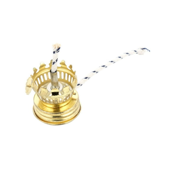 3 Sets Kerosene Lamp Accessories Oil Wick Parts Glass Stand Mini Vintage Old Fashioned Burner with