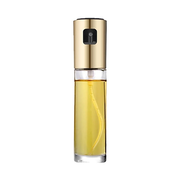 Rociador de Aceite de Vidrio Inteprter Dispensador de Salsa Reutilizable Oro