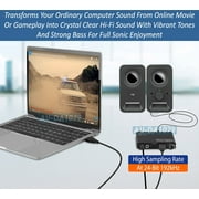 2-in-1 DAC Digital Audio decoder USB Sound Card Plug-n-Play 192kHz High Sampling