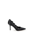 thumbnail image 2 of Jewel Badgley Mischka Eleni Satin Pointed Toe Scallop Pumps, 2 of 7