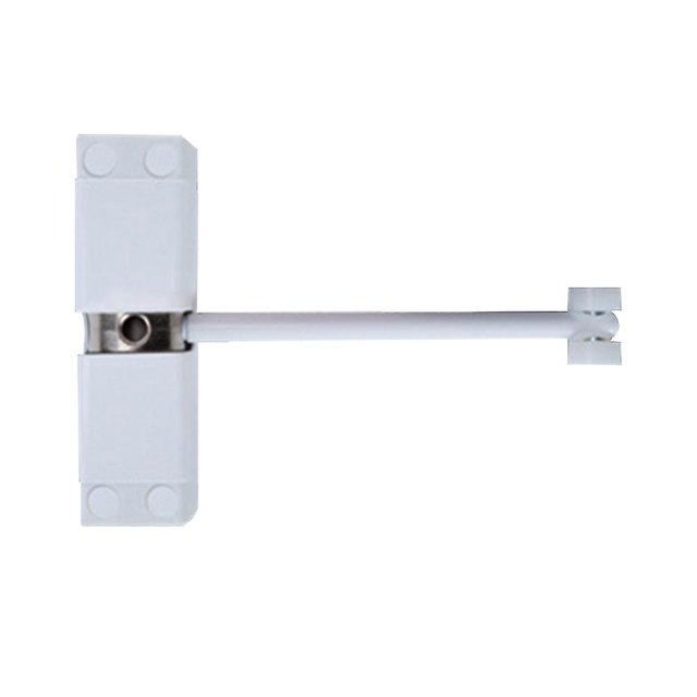 Tope de puerta resistente al fuego, cierre automático montado en superficie ajustable, aleación de Zinc blanco, 20-70kg, Hardware de puerta