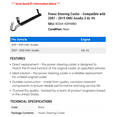 Power Steering Cooler - Compatible with 2007 - 2019 GMC Acadia 3.6L V6 ...