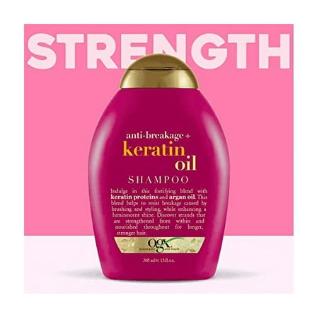 OGX Shampoo Anti-Breakage Keratin Oil Shampoo, 13 oz, 6 Pack