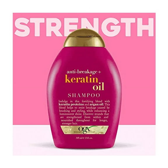 OGX Shampoo Anti-Breakage Keratin Oil Shampoo, 13 oz, 6 Pack