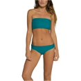 thumbnail image 1 of Tavik Womens Ace Lattice Sides Bandeau Swim Top harborblue M, 1 of 1