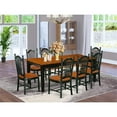 thumbnail image 2 of East West Furniture Dining Room Set Black & Cherry, QUDO9-BCH-W, 2 of 6