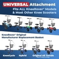 thumbnail image 6 of KneeRover Knee Scooter Basket Accessory with Convenient Handle - Compatible with Most Knee Scooters, 6 of 7