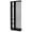 Black + Particle Board + Modern+2, variant on YONGKANG Freestanding Black Room Divider with Storage Shelves Slatted Room Partition Bookcase Modern Decorative Privacy Screen Divider for Living Room Entryway Bedroom Home Office
