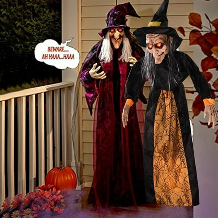 

XXYoung Clearance! Vocal Props For Halloween Decoration Witch Festival House Bar Toys Toys Light Up Hanging Create A Thrilling Scene Decoration. Glowing ghost*1