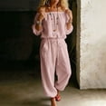 thumbnail image 6 of Quixlent Women's Off Shoulder Tie Waist Jumpsuit, Casual Half Sleeve Rompers, Summer One Piece Outfits with Pockets, 6 of 8
