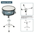 thumbnail image 4 of 5-Piece Adult Drum Set, 22 Inch Full-Size Drums Kit with Cymbal Stands, Hi-Hat Stand, Sticks, Drum Pedal, Stool & Floor Tom for Beginner Teens Student (Blue), 4 of 10