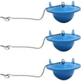 thumbnail image 2 of 3-Pack Replacement Toilet Baffle, Gerber 99-788 Compatible, 3" Baffle Replacement Stainless Steel Chain and Durable Rubber, Water Saving, High Performance, Easy Install - Blue, 2 of 5