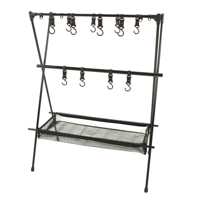 Estante Colgante Portátil Para Acampar, Soporte De Carga Alta, Estante Colgante Plegable Para Acampar, Multifuncional Para Senderismo