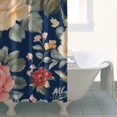 thumbnail image 4 of Pioneer Flower Floral Print Pattern Shower Curtain 36"x72" ,Bathroom Decorative Shower Curtains Set with 12 Hooks,Modern Waterproof Washable Shower Curtain, 4 of 6