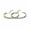 Golden*1 pc+White*1 pc, variant on Heart Design Cute Bracelets, Artificial Zircon Decor Matching Dainty Jewelry for Party, Daily Clothing Decor for Back To School, Matching Bracelets, Valentine's Day, Gift