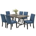 thumbnail image 2 of Elizabella 7-Piece Dining Set, Blue, 2 of 3