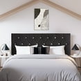 thumbnail image 4 of VECELO King Upholstered Headboard, Mid-Rise Diamond Tufted Adjustable Headboard from 39.8" to 49.8", Easy Assembly, Black, 4 of 10
