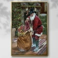 thumbnail image 2 of New Boots for Christmas - Framed Gallery Wrapped Holiday Canvas - 17 x 25 - Gold Frame, 2 of 8