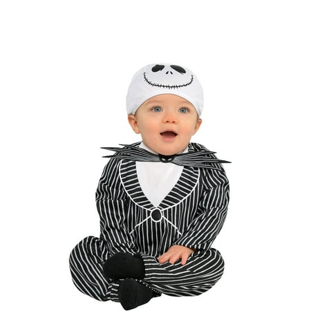 Nightmare Before Christmas Jack Skellington Costume, Infants 12-24 Mos, with Hat