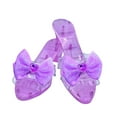 thumbnail image 2 of JWQFBC Girls Princess Shoes Bow Jelly Sandals Multi-functional Shoes Dress Up Role Play Yellow, 2 of 9