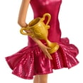thumbnail image 5 of Barbie Ballroom Dancer Fashion Doll with Brown Styled Hair, Dancing Trophy Accessory, 5 of 8