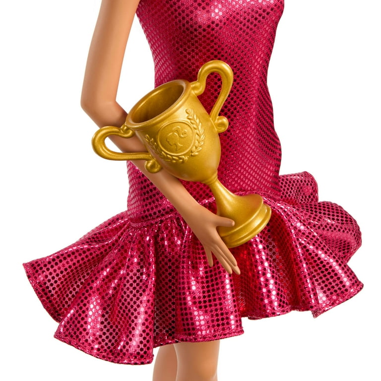 Barbie Ballroom Dancer Fashion Doll with Brown Styled Hair, Dancing Trophy  Accessory - Walmart.com