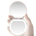 thumbnail image 4 of YiJuHui 1pcs Magnification LED Makeup Mirror with Light, Portable Travel Vanity Mirror, Rechargeable Touch Control, Bright Illumination for Precise Makeup Application, Home & On-the-Go, 4 of 5