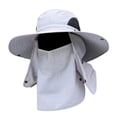thumbnail image 2 of Sombrero de pesca Cola con correa protectora a prueba de viento Gris claro, 2 of 8